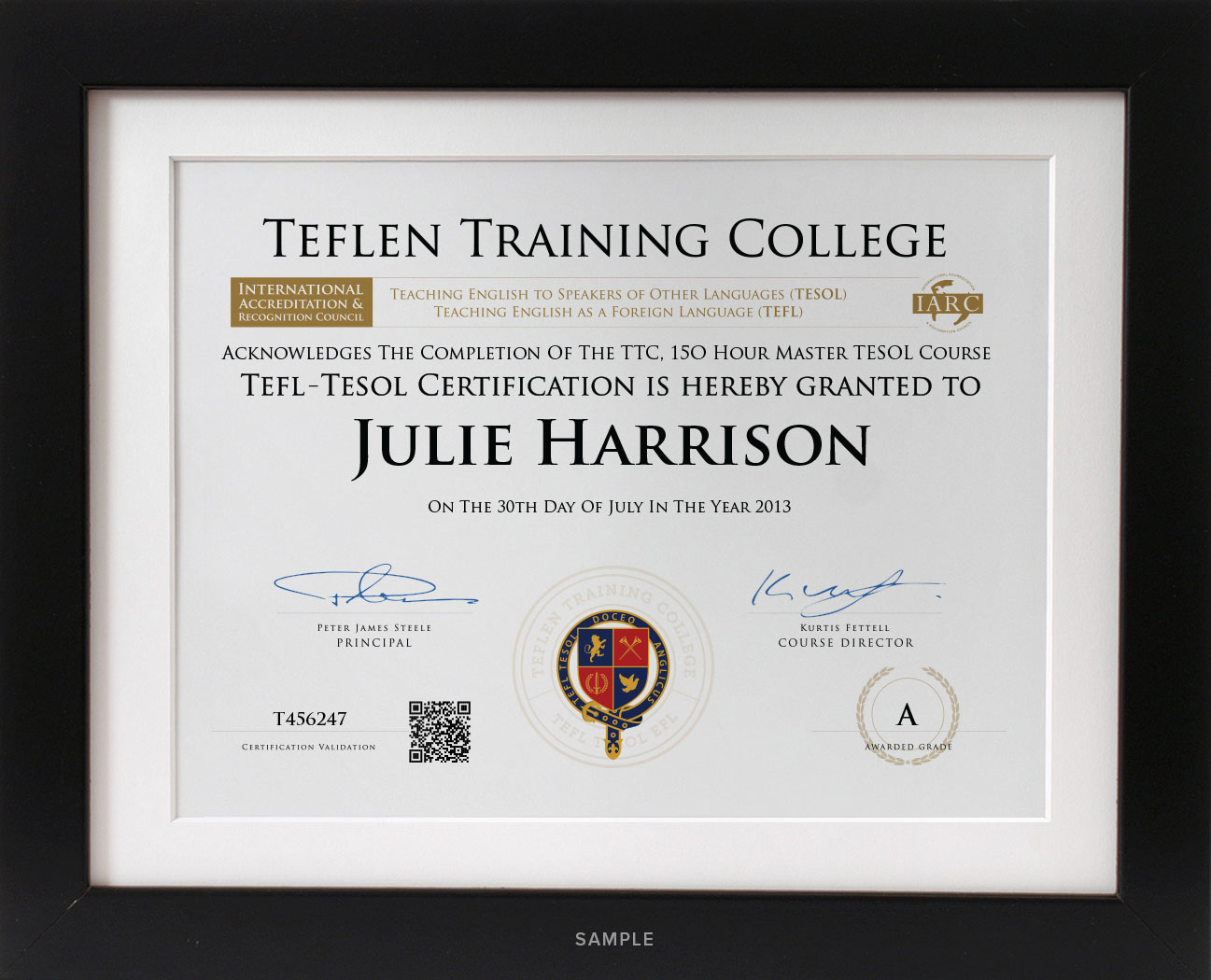 Tesol certificate